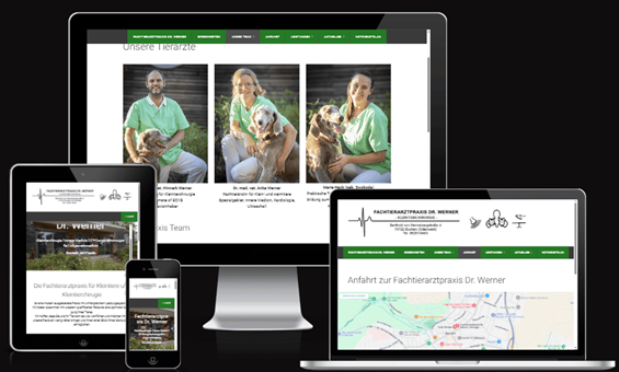 Fachtierarztpraxis Dr. Werner - Webdesign für Buchen