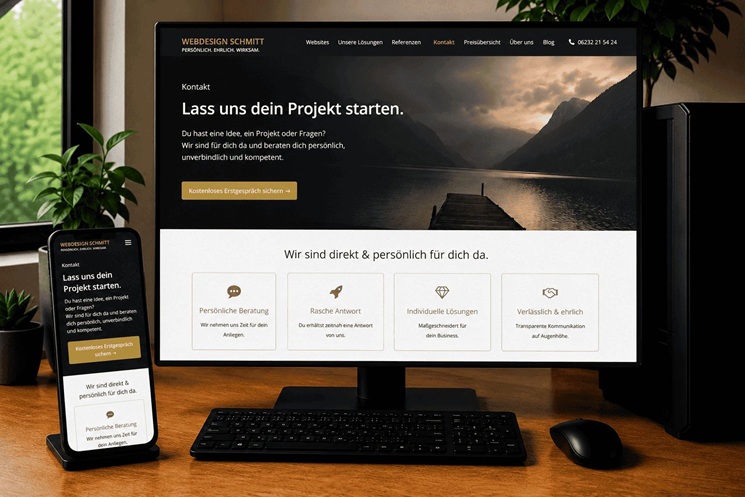 Über uns - seit 2005 Webdesgin Schmitt
