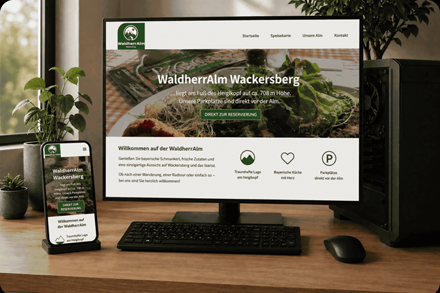 Gastronomie Waldherralm bei Bad Tölz