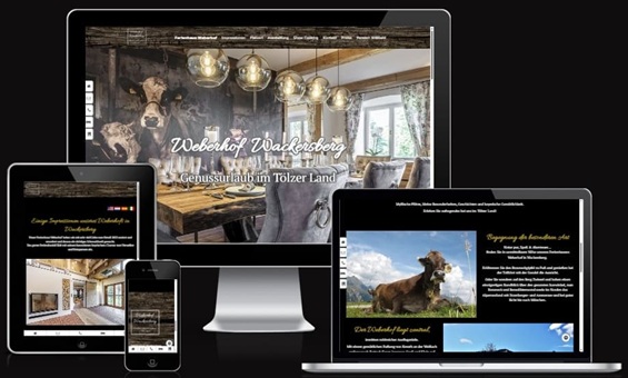 Webdesign fürs Tölzer Land - Weberhof Wackersberg